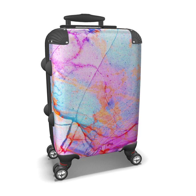 Suitcase in PINK GRAFFITI CANDY MARBLE